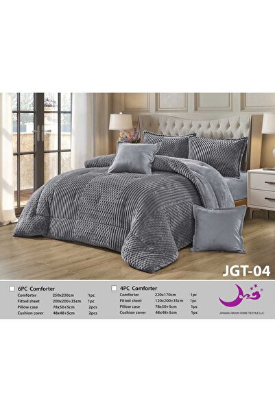 Moon مفرش سرير نفرين فرو وجه مخمل 230*250