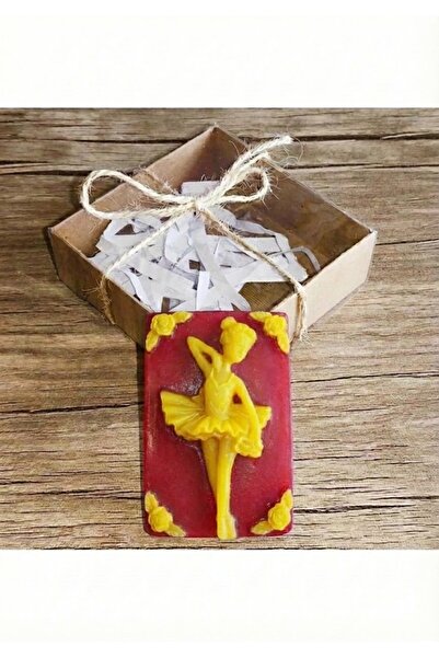 Beta Moda Hub صابون بوتيك مزخرف بشكل راقصة الباليه الصفراء - هدية معطرة بتصمي...