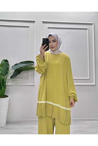 moda acar Six-Pleated Pants Suit