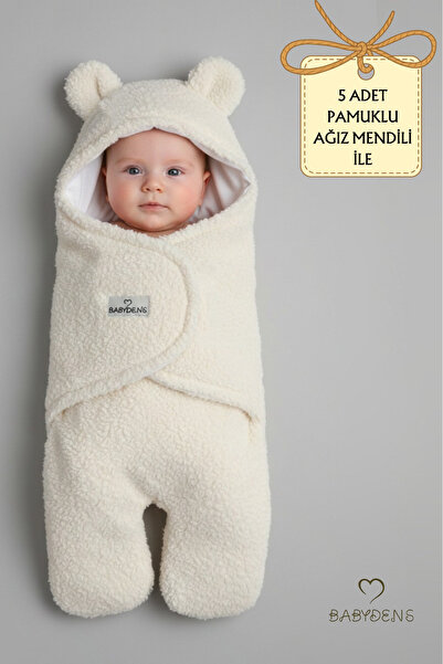 BABYDEN'S بطانية خارجية للأطفال من 0-12 شهرًا من قماش ويلسوفت المخملي، كيس نو...