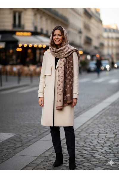 w white stars sports & wear Double Sided F Pattern Shawl