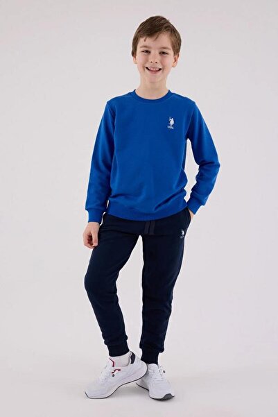 U.S. Polo Assn. Kids طقم رياضي للأولاد من يو.إس. بولو أسن موديل US2208-G