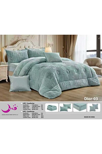 Moon Double bed sheet, faux fur, velvet side, 230*250