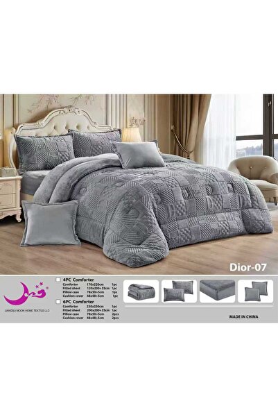 Moon مفرش سرير نفرين فرو وجه مخمل 230*250