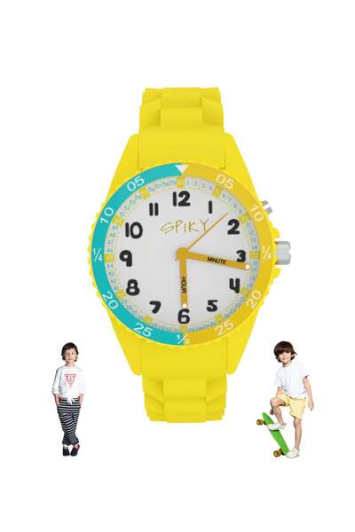 Spiky Stylish Round Sports Analog Kids Watch