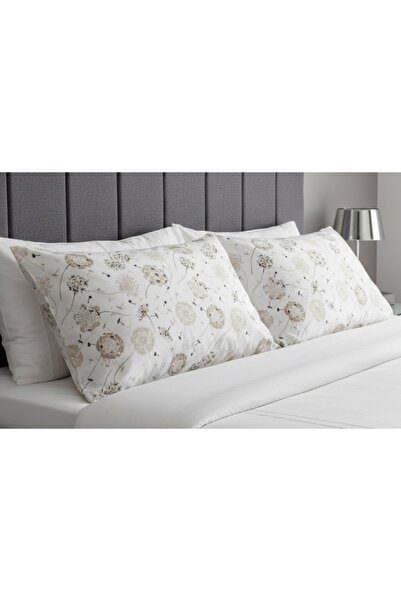 Taç Floral Pattern Pillowcase Set. 2 Pieces of 50X70 Cm. 100% Cotton