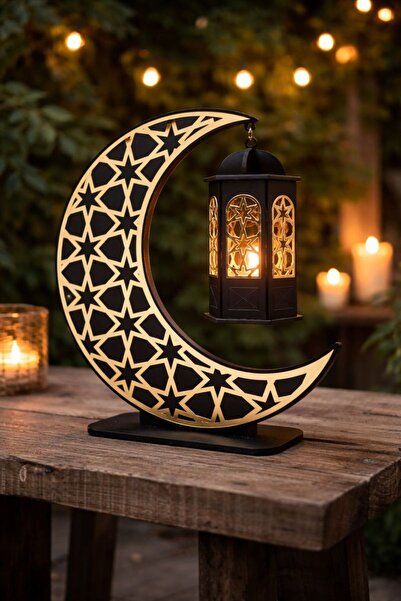 Limly Tasarım Ramazan Süsü ,Hilal Kandil Mumluk