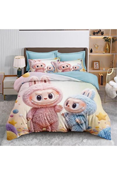 OEM Bed linen for double bed 2 people, 4 pieces, Finet, DREAM-0854