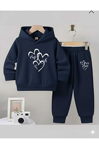 Nice Clothes Дитячий спортивний костюм з капюшоном UNISEX ВНУТРІШНЄ 3 СЕРЦЯ П...