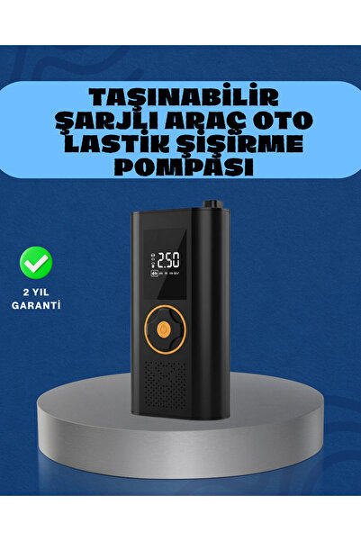 Epilons مضخة هواء رقمية أوتوماتيكية التوقف بتصميم مدمج وقابل للحمل