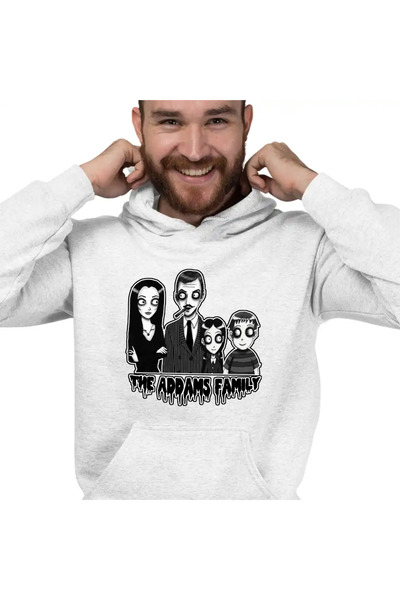 OEM Men's Sweatshirt The Addams Family Merry Grave Horror Halloween Morticia
