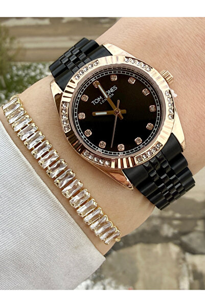 Tom Jones 31 mm Waterproof Women's Wristwatch and Bracelet