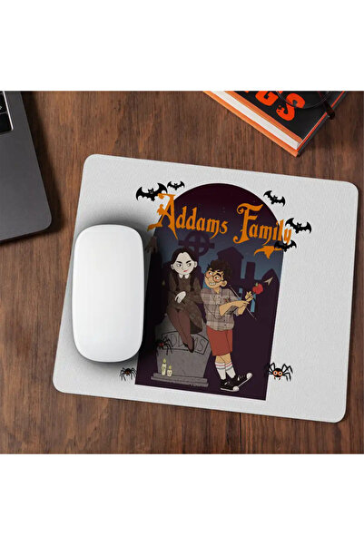 OEM Mousepad Familia Addams Miercuri Horror Cimitir Halloween Ziua Îndrăgosti...