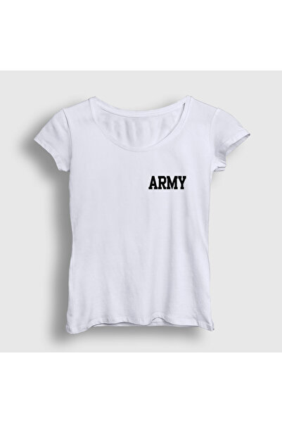 Presmono Women's White Army Seong Yohan Johan Lookism T-Shirt 586181Tt