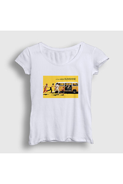 Presmono Women's White Van V2 Little Miss Sunshine T-Shirt 589793Tt