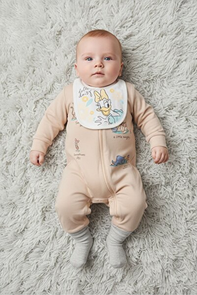 Disney Baby Toddlers Boy 3 Pieces Graphic Rompers And Bib Set, Multicolor