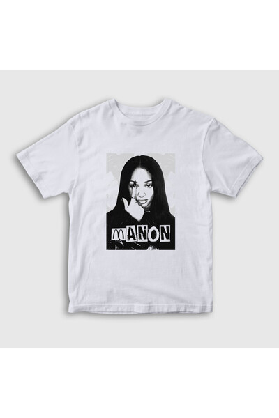 Presmono Unisex pentru copii alb Manon K Pop Katseye tricou 588609tt