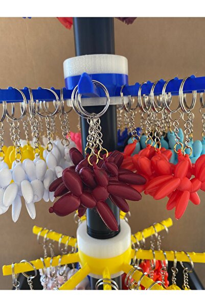 librescraft 3D Cute Balloon Dog Keychain Charm