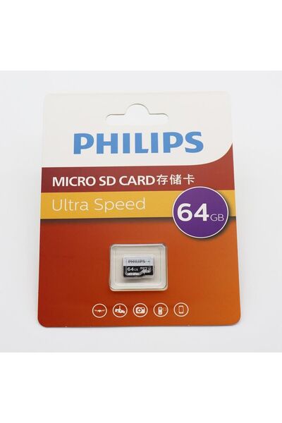 Philips 64GB A1 V30 MicroSDXC Hafıza Kartı (Adaptörsüz)