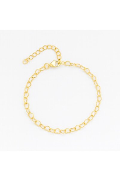 OEM Elegant Bracelet with Adjustable Chain, Golden, with Hearts