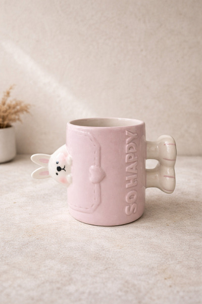 Bohemian Soft Touch Rabbit – 3D Premium Mug