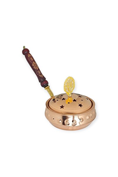 Zinnun Bakır El Yapımı Büyük Boy Tütsülük/Buhurdanlık