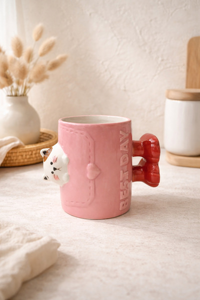 Bohemian Luna Touch 3D Cat Premium Ceramic Mug