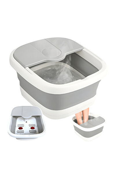 Teno Teno® Foot Massage Bath, bubbles & rollers, 15 L, foldable, 2 massage zo...