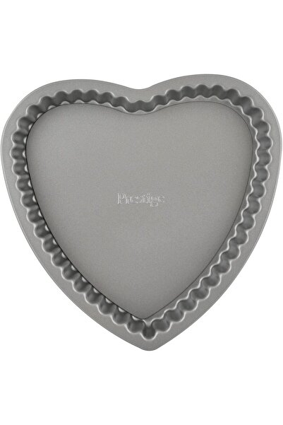 Prestige Heart Shaped Cake Pan with Removable Base - Gray - PR13221