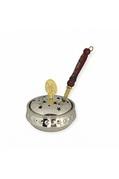 Zinnun Bakır El Yapımı Büyük Boy Tütsülük/Buhurdanlık