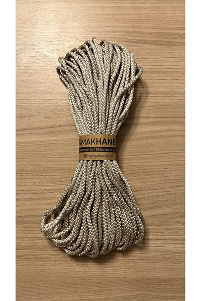 hamakhanemm 5 MM POLYESTER DOLGULU KORDON İP ( 15 Farklı renk seçeneği ) 500 ...