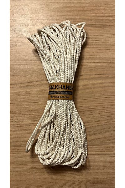 hamakhanemm 5 MM POLYESTER DOLGULU KORDON İP ( 15 Farklı renk seçeneği ) 500 ...