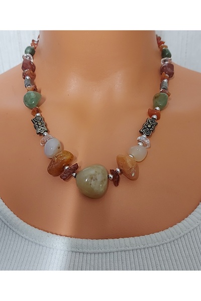 Nej Agate Stone Necklace
