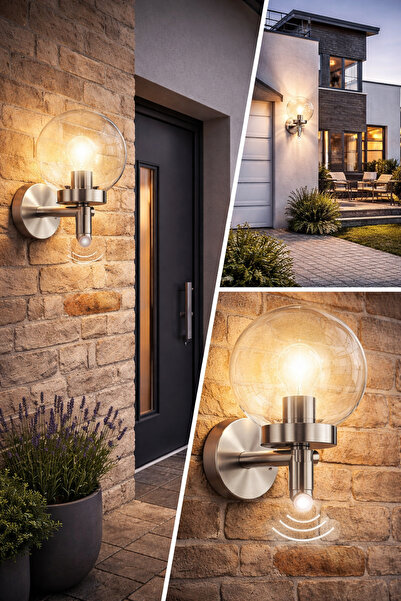 Eglo VIGO 87107 Outdoor wall lamp with motion sensor, IP44, E27 max 60W, 220–...