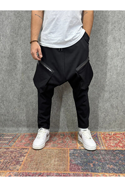 FıttingRoom Shalwar with Elastic Waistband and Zipper Detail
