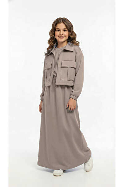 Asortix Set de haine pentru fete, cu jachetă și fustă, ocazional, confortabil...