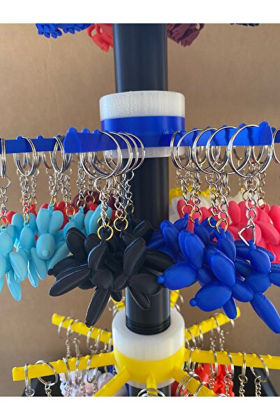 librescraft 3D Cute Balloon Dog Keychain Charm