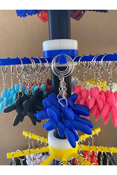 librescraft 3D Cute Balloon Dog Keychain Charm