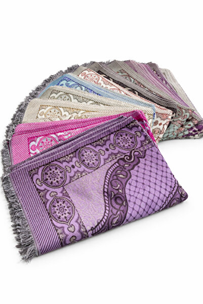 OBRNHOMEN 10 Pieces Mixed Glitter Tapestry Prayer Rug – Color Options Availab...