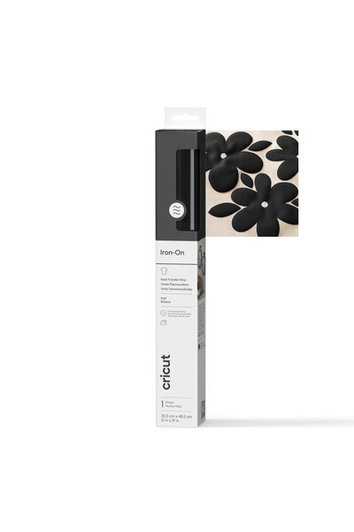 Cricut 2011775 PUFF IRON ON 30.5CMX48.3CM SİYAH