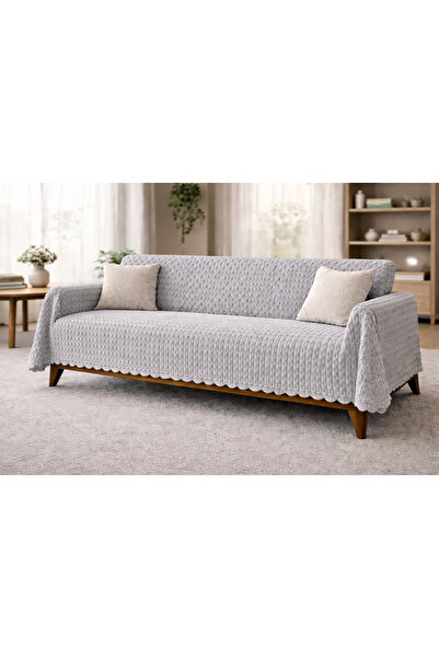 la lune home HUSĂ DE SCAUN DIN PLUȘ WOODD CU BAZĂ ANTIALUNECĂRĂ 175X215 CM