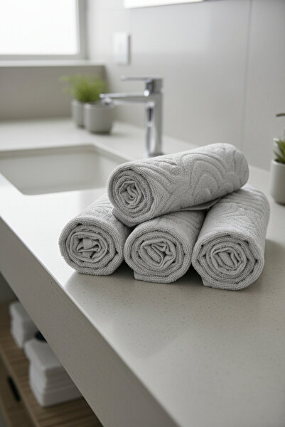 serelya منشفة يد ديريا - عبوة من قطعتين، 50×90 سم، 250 جرام، 100% قطن