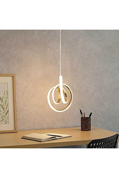 Humer علاقي مودرن ذهبي لون الانارة 3 اضاءات W20