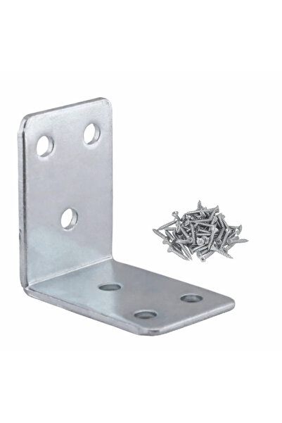 HGMetal Mobilya Eşya Dolap Duvara Sabitleme Köşebent Bağlantı Aparatı L Demir...