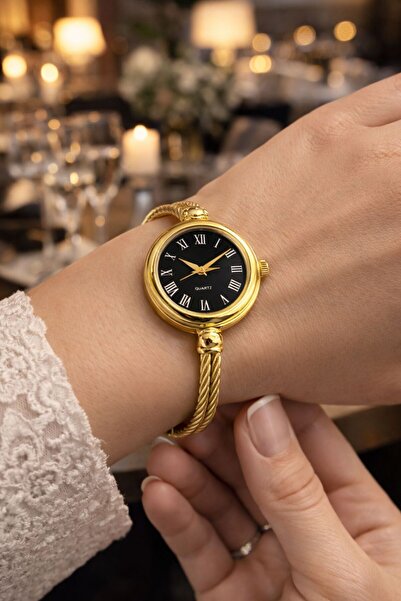 LOOQ Roman Numeral Steel Cordom Women's Wristwatch