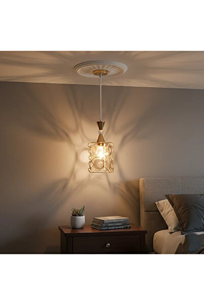 Humer علاقي مودرن ذهبي E27*1