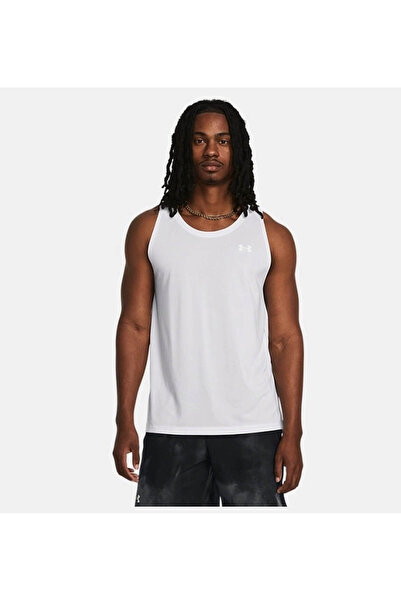 Under Armour Tricou fără mâneci pentru bărbați Ua Launch Singlet White 138258...