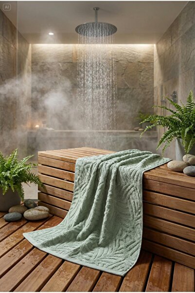 serelya منشفة يد مكونة من قطعتين - 50×90 سم، 250 جرام، 100% قطن