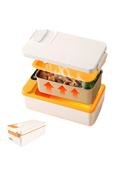 Teno ® Electric Lunch Box, portable heater, stainless steel, digital display,...