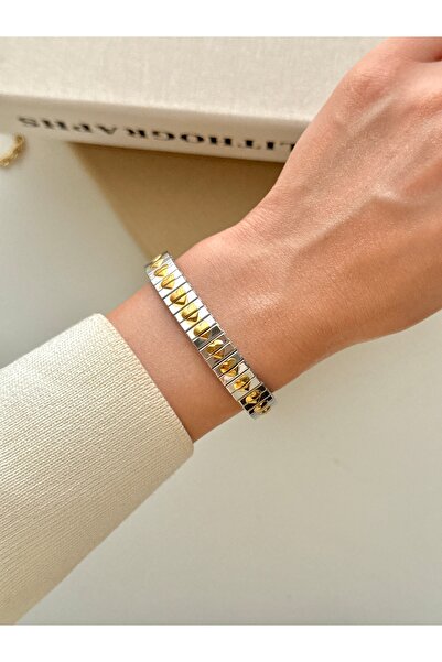 YOUES JEWELRY Steel Italian Bracelet Heart Model